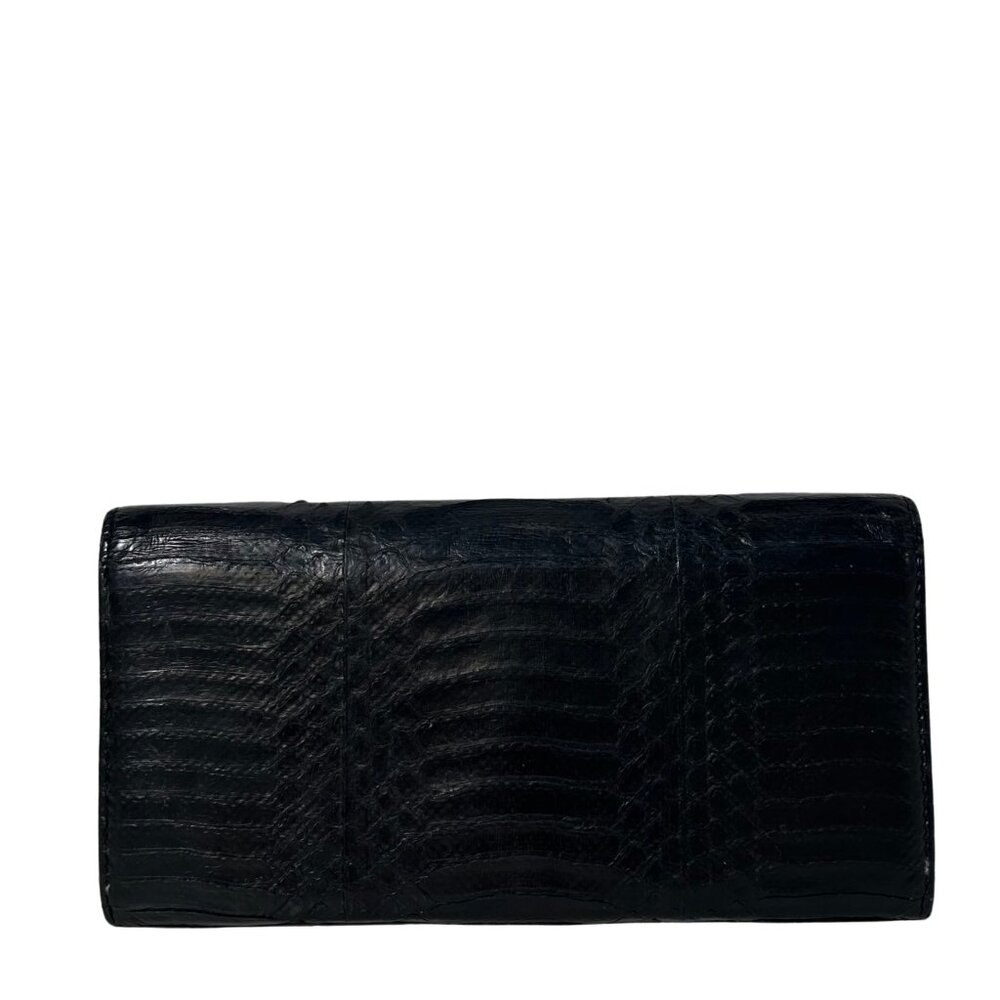 Chanel Python Leather Continental Wallet - Picture 2 of 4